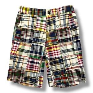 Brooks Brothers | Boys’ Madras Patchwork Shorts (6)
